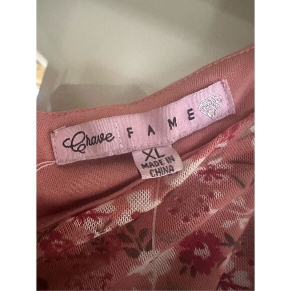 Crave to fame juniors Y2K top - Picture 4 of 5